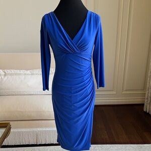 Ralph Lauren Royal Blue Long Sleeve Dress